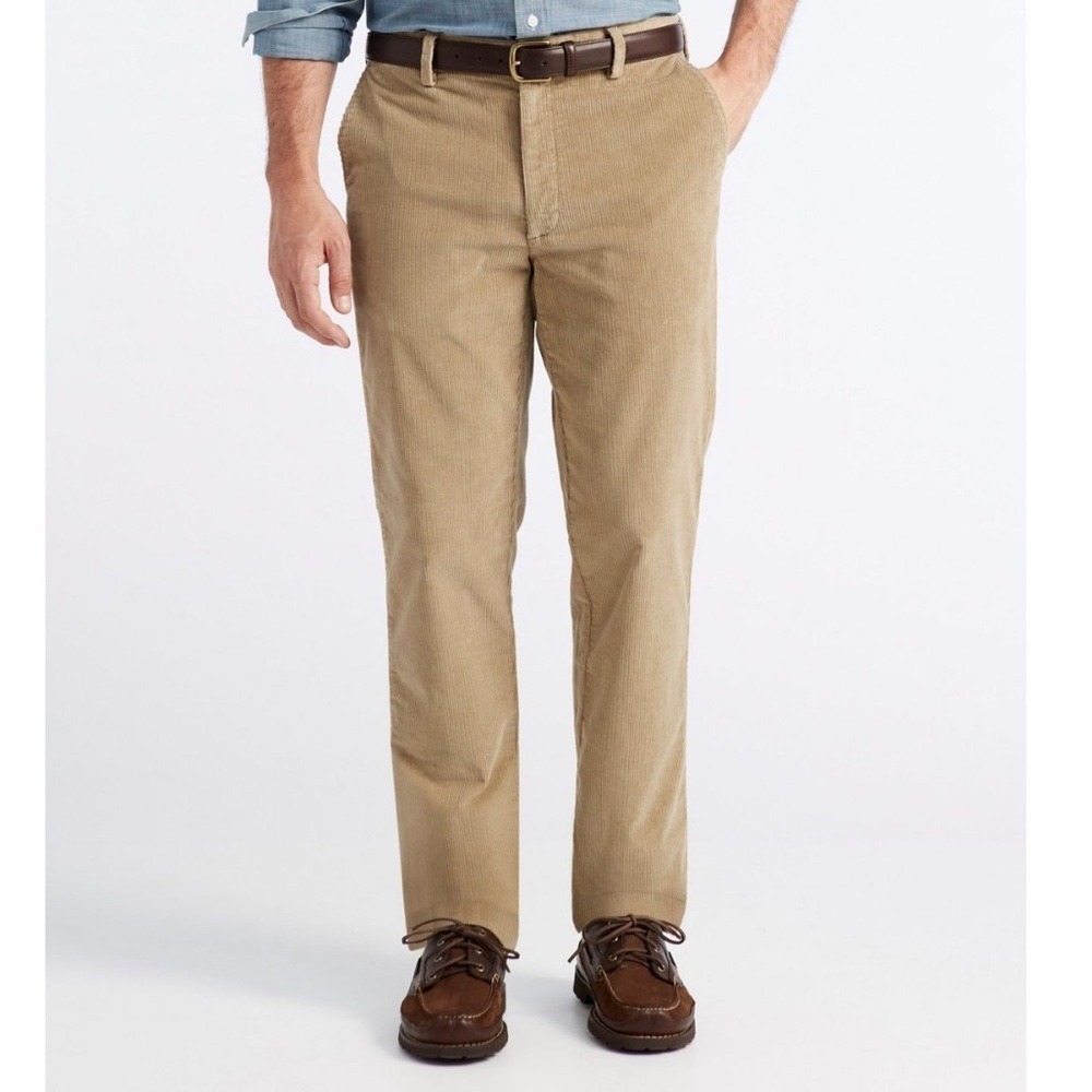 L.L. Bean Men's Stretch Country Corduroy Pants, Classic‎ Fit, Plain Front 36x34